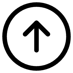 Navigation Up Circle Icon from Ultimate Regular Set