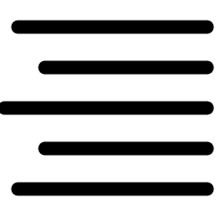 Paragraph Right Align Icon from Ultimate Regular Set
