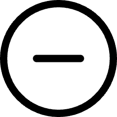 Subtract Circle Icon from Ultimate Regular Set
