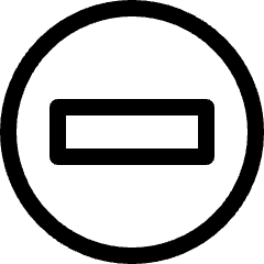 Subtract Circle Bold Icon from Ultimate Regular Set