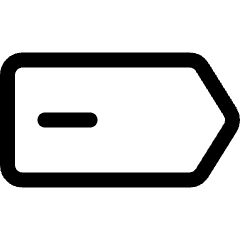 Subtract Tab Icon from Ultimate Regular Set