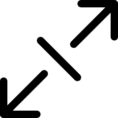 Expand Diagonal 2 Icon from Ultimate Regular Set