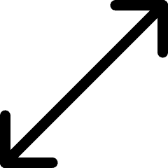 Expand Diagonal Icon from Ultimate Regular Set