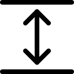 Expand Vertical 4 Icon from Ultimate Regular Set