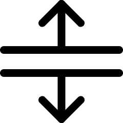Expand Vertical Left Right Icon from Ultimate Regular Set