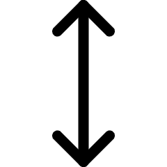 Expand Vertical Icon from Ultimate Regular Set