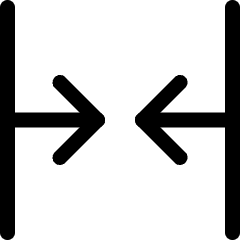 Shrink Horizontal Icon from Ultimate Regular Set