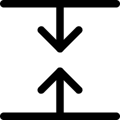 Shrink Vertical Icon from Ultimate Regular Set