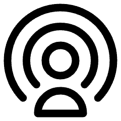 User Signal 1 Icon from Ultimate Regular Set