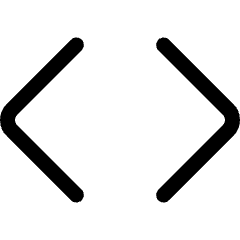 Angle Brackets Icon from Ultimate Regular Set