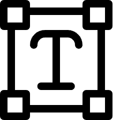 Text Format 1 Icon from Ultimate Regular Set