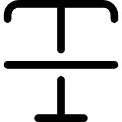 Text Strike Through 1 Icon from Ultimate Regular Set