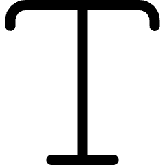 Text Style Icon from Ultimate Regular Set