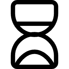 Hourglass Icon from Ultimate Regular Set