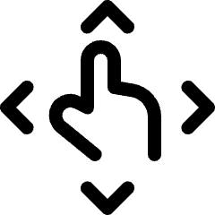 Gesture Expand 1 Icon from Ultimate Regular Set