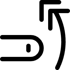 Gesture Swipe Vertical Up 1 Icon from Ultimate Regular Set