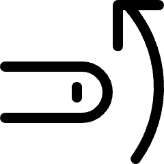 Gesture Swipe Vertical Up Icon from Ultimate Regular Set