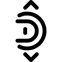 Gesture Tap Swipe Vertical Icon from Ultimate Regular Set