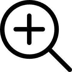 Zoom In Icon from Ultimate Regular Set