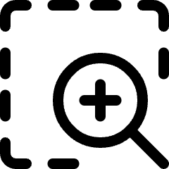 Zoom In Page Icon from Ultimate Regular Set
