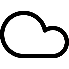 Cloud Icon from Ultimate Regular Set