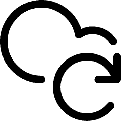 Cloud Refresh Icon from Ultimate Regular Set