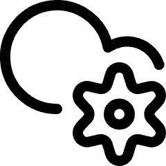 Cloud Settings Icon from Ultimate Regular Set