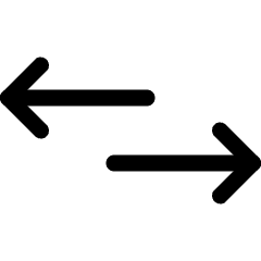 Data Transfer Horizontal Icon from Ultimate Regular Set