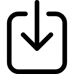 Download Button Icon from Ultimate Regular Set