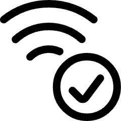 Wifi Check Icon from Ultimate Regular Set