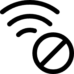 Wifi Disable Icon from Ultimate Regular Set