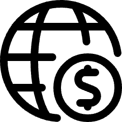 Network Cash Icon from Ultimate Regular Set