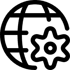 Network Settings Icon from Ultimate Regular Set