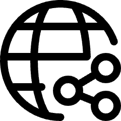 Network Share Icon from Ultimate Regular Set
