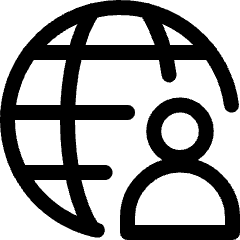 Network User Icon from Ultimate Regular Set
