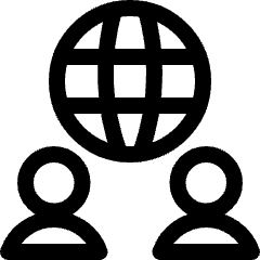 Network Users Icon from Ultimate Regular Set
