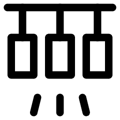 Ceiling Lamp Double Icon from Ultimate Regular Set