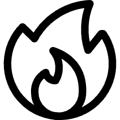 Matches Fire Icon from Ultimate Regular Set