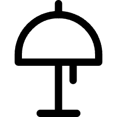 Table Lamp 1 Icon from Ultimate Regular Set