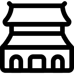 Landmark Forbidden City Icon from Ultimate Regular Set