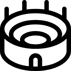 Landmark Colosseum Icon from Ultimate Regular Set