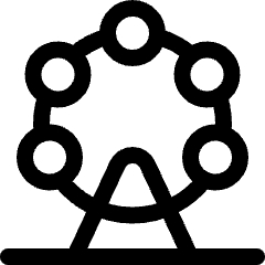 Landmark London Eye Icon from Ultimate Regular Set