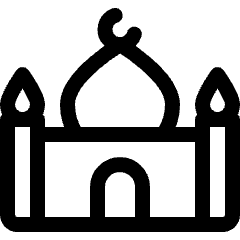 Landmark Taj Mahal Icon from Ultimate Regular Set