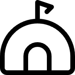 Igloo 1 Icon from Ultimate Regular Set