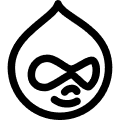 Drupal Logo Icon from Ultimate Regular Set