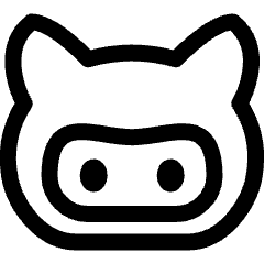 Github Logo Icon from Ultimate Regular Set