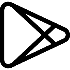 Play Store Logo Icon from Ultimate Regular Set