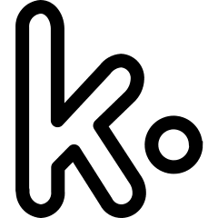 Kik Logo Icon from Ultimate Regular Set