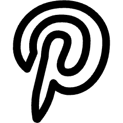 Pinterest Logo Icon from Ultimate Regular Set