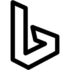 Bing Search Logo 2 Icon from Ultimate Regular Set